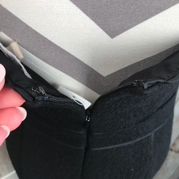 NWT Banana Republic sz 8 black wool bodycon dress - Picture 7 of 9